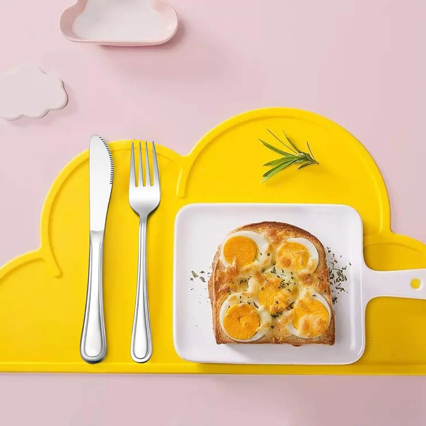 12-Piece Kids Silverware Set, Stainless Steel Toddler Utensils Flatware Set