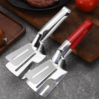 Fish Frying  Pancake Steak BBQ Tongs Clip Household Kitchen Tool
