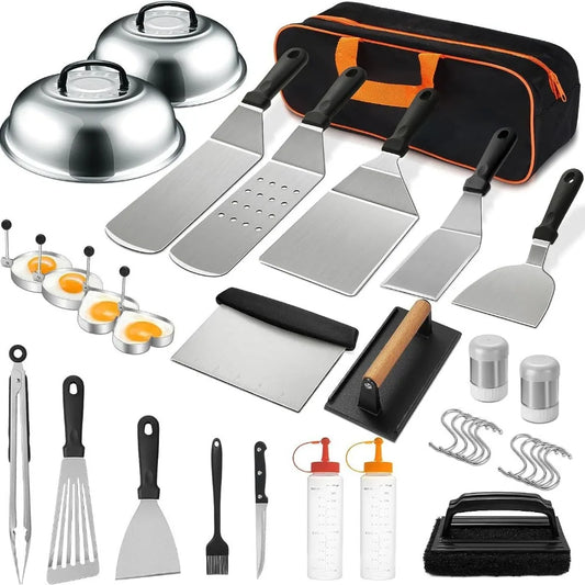 Durable Stainless Steel Barbecue Tool Set Non-Stick Grill Accessories