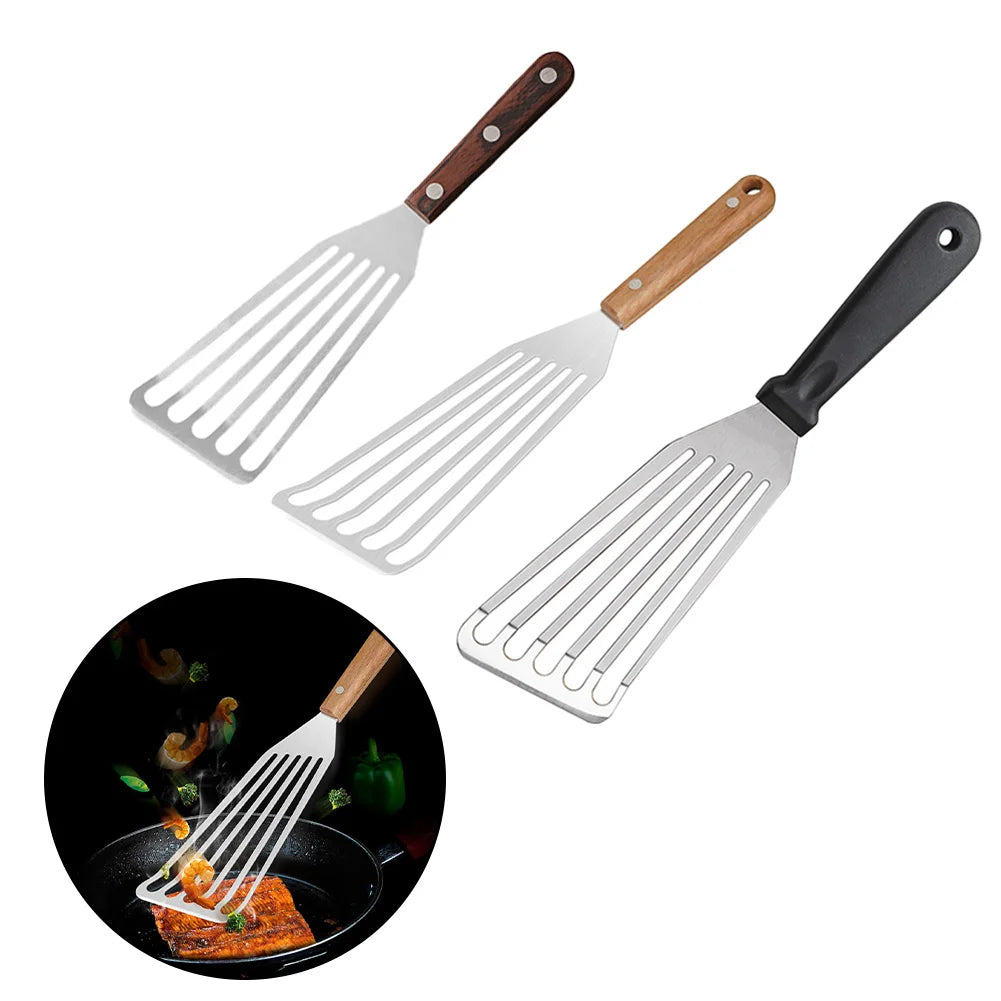 Nonstick Kitchen Fish Frying Spatula For Steak Meat Eggs Turners