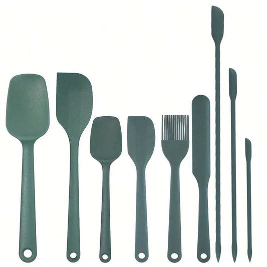 3/9PCS mini silicone spatula, 9 sizes, multi-purpose wax stirring stick