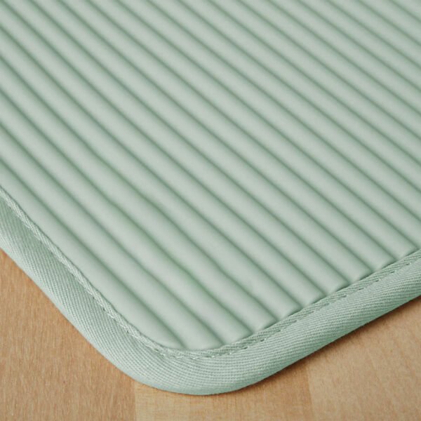 Kitchen Pistachio Ribbed Soft Silicone Pot Holders Set Of 2 - Image 4