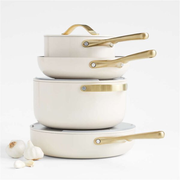 Cream Kitchen Set – All-in-One Bakeware & Cookware - Image 7