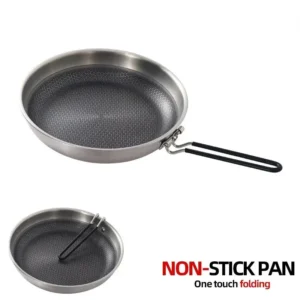 Outdoor Stainless Steel Non-Stick Cookware Pan