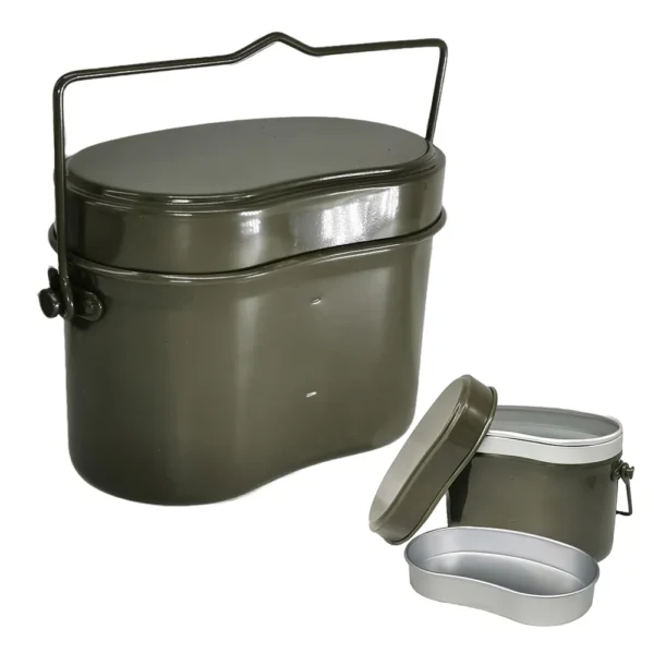 20*12.8*11cm Aluminum Saucepan Lightweight Outdoor Cookware Set - Image 2