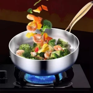 Deep Frying Wok Pan Nonstick Cooking Fried