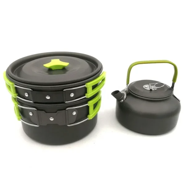Outdoor Tableware Hiking Camping Cookware Set - Image 2
